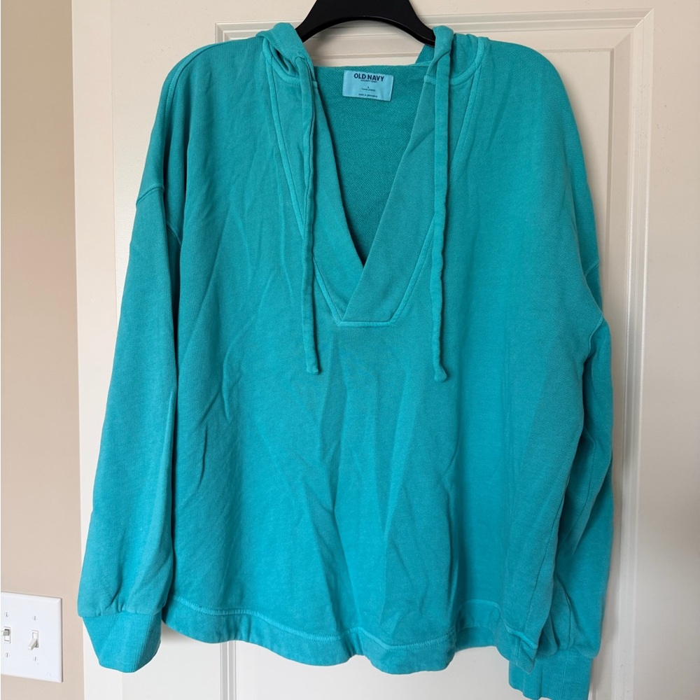 Old Navy Aqua Blue Hoodie